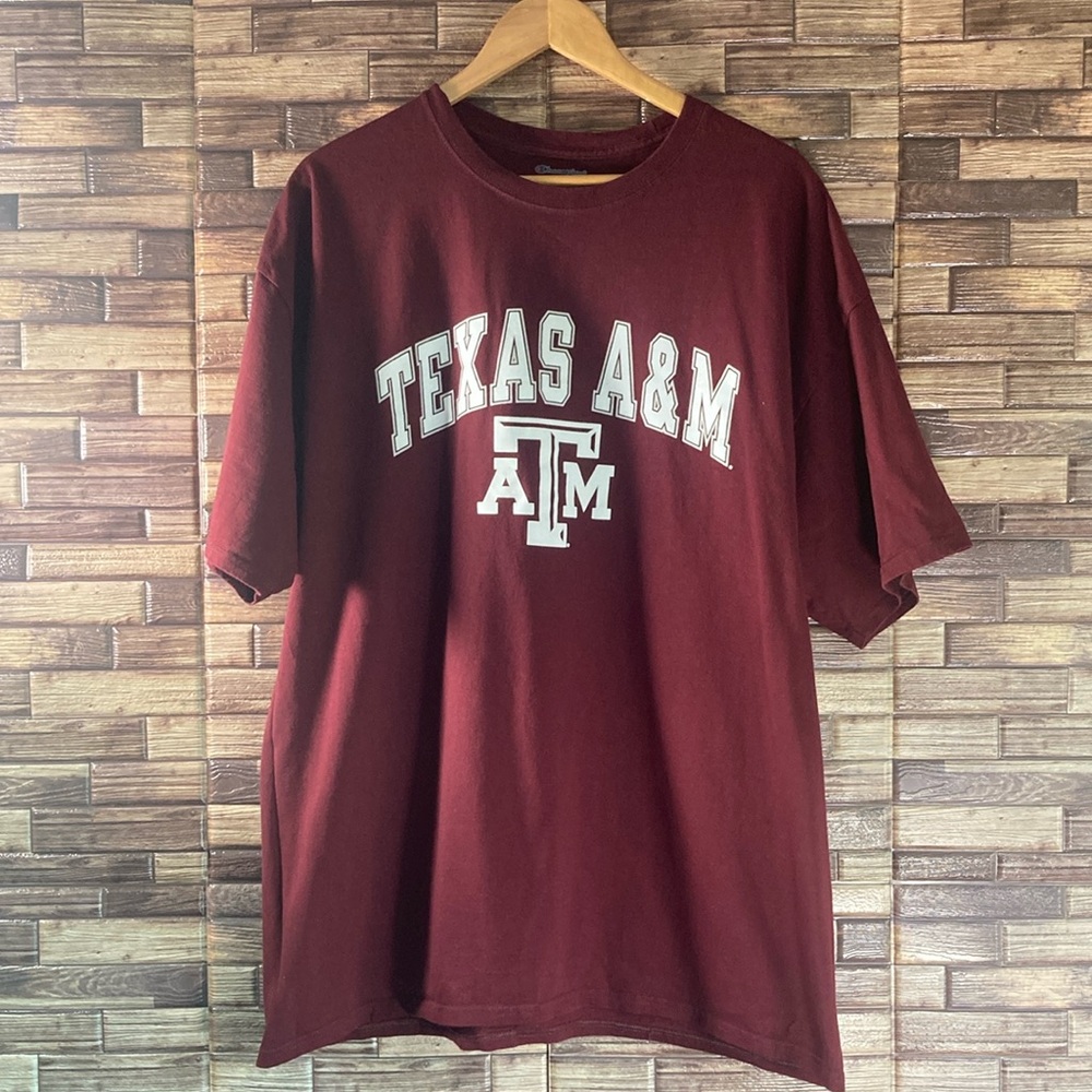 Pre owned Champion Texas A&M Maroon T-Shirt Size 2XL